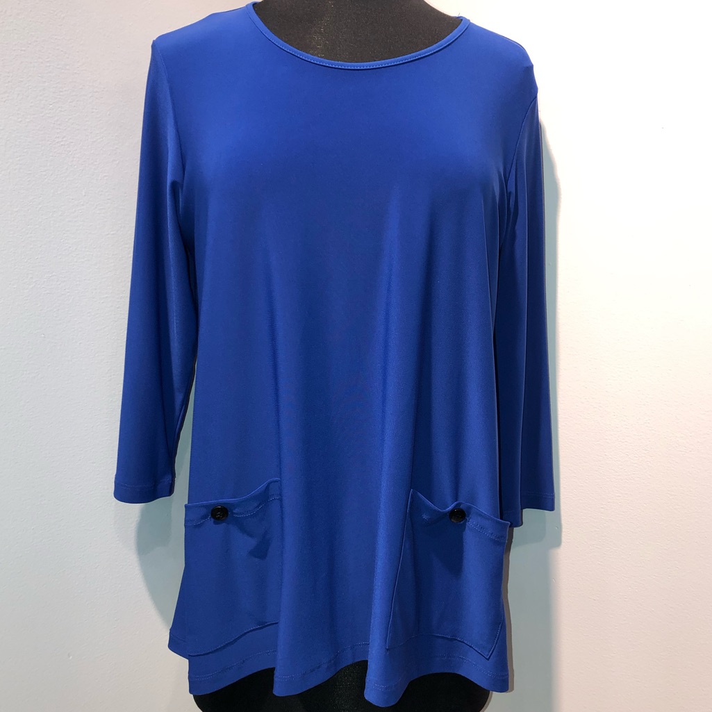 Front Button Pocket Tunic